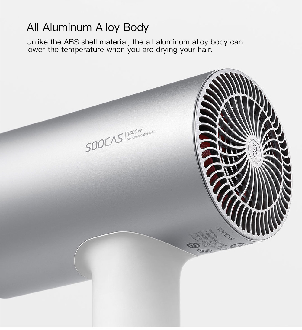 SOOCAS H3 Negative Ions Professional Electric Hair Dryer from Xiaomi youpin
